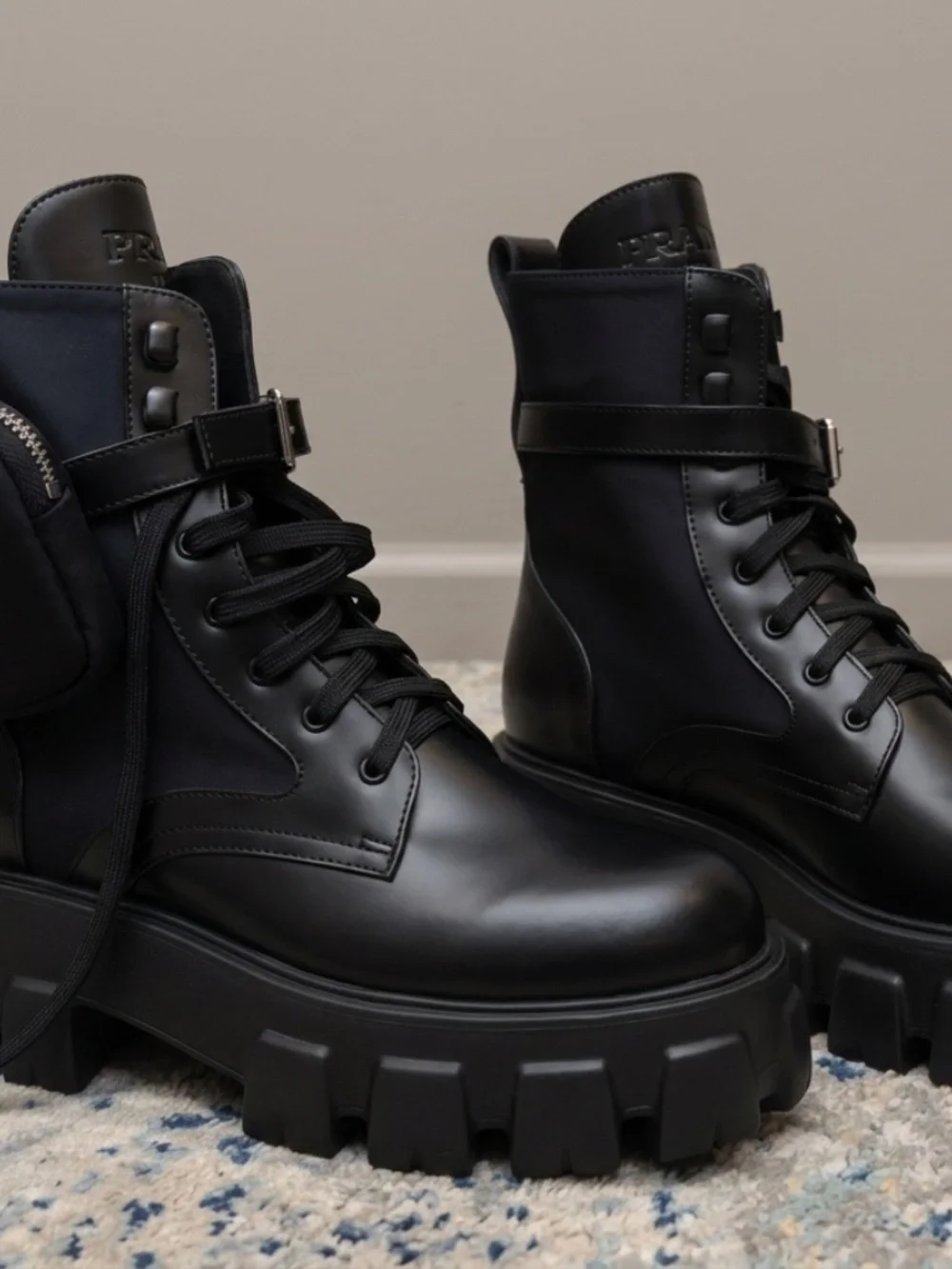 AUTHENTIC Prada Monolith Boots